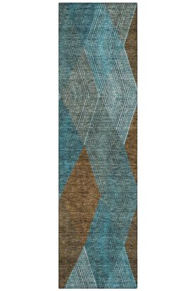 Addison Rugs Chantille Teal 2'3" x 7'6" Runner