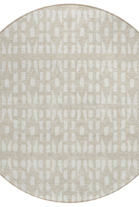 Addison Rugs Chantille Beige 8'0" x 8'0" Round