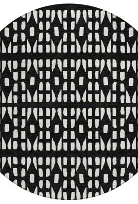 Addison Rugs Chantille Black 8'0" x 8'0" Round