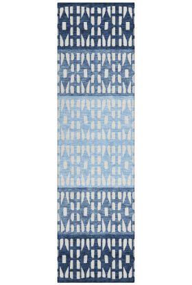 Addison Rugs Chantille Blue 2'3" x 7'6" Runner