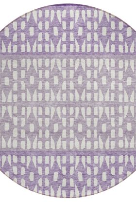 Addison Rugs Chantille Purple 8'0" x 8'0" Round
