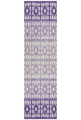 Addison Rugs Chantille Purple 2'3" x 7'6" Runner