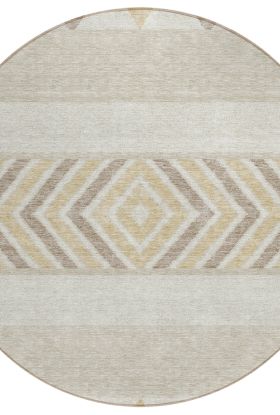 Addison Rugs Chantille Beige 8'0" x 8'0" Round