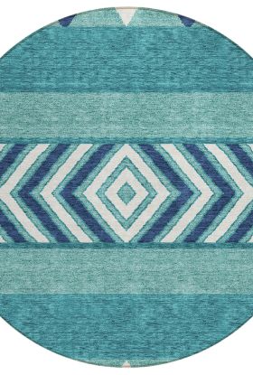 Addison Rugs Chantille Teal 8'0" x 8'0" Round