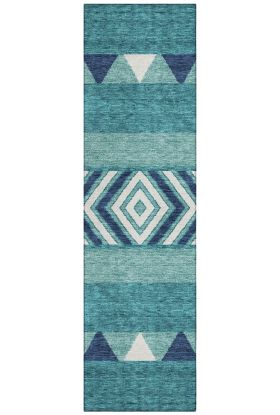 Addison Rugs Chantille Teal 2'3" x 7'6" Runner