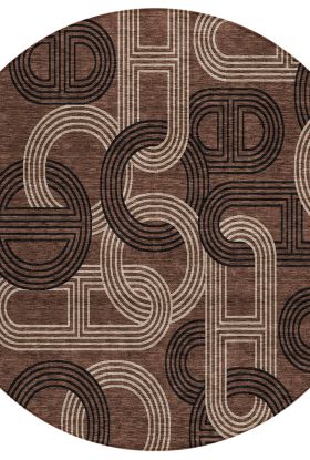 Addison Rugs Chantille Chocolate 8'0" x 8'0" Round