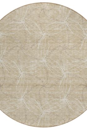 Addison Rugs Chantille Beige 8'0" x 8'0" Round