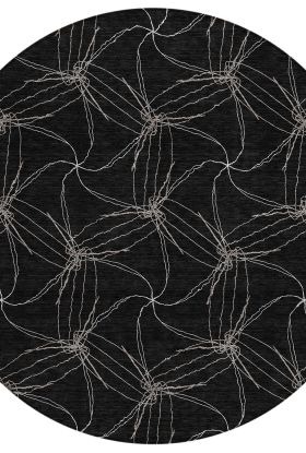 Addison Rugs Chantille Black 8'0" x 8'0" Round