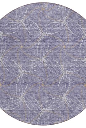 Addison Rugs Chantille Purple 8'0" x 8'0" Round