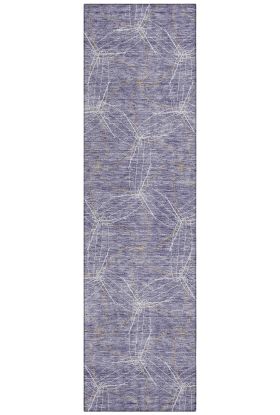 Addison Rugs Chantille Purple 2'3" x 7'6" Runner