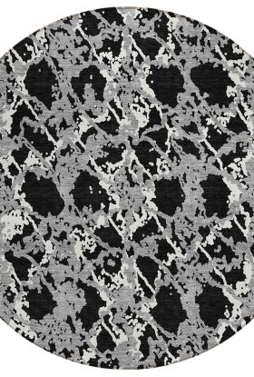 Addison Rugs Chantille Black 8'0" x 8'0" Round