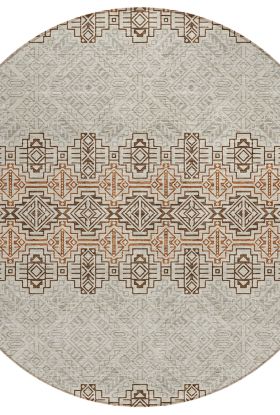 Addison Rugs Chantille Brown 8'0" x 8'0" Round