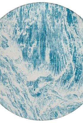 Addison Rugs Chantille Teal 8'0" x 8'0" Round