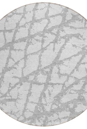 Addison Rugs Chantille Silver 8'0" x 8'0" Round