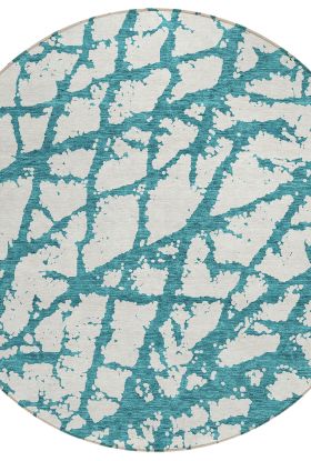 Addison Rugs Chantille Teal 8'0" x 8'0" Round