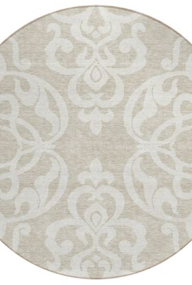 Addison Rugs Chantille Beige 8'0" x 8'0" Round