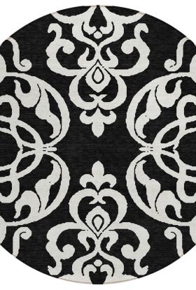 Addison Rugs Chantille Black 8'0" x 8'0" Round