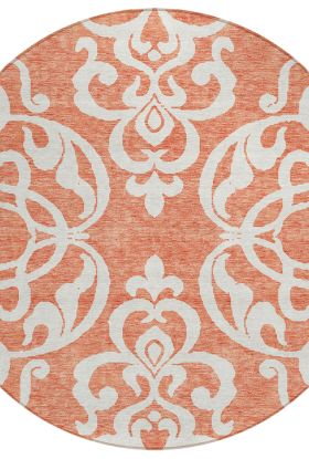 Addison Rugs Chantille Coral 8'0" x 8'0" Round