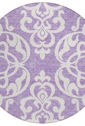 Addison Rugs Chantille Purple 8'0" x 8'0" Round