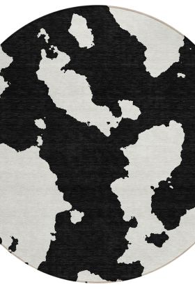 Addison Rugs Chantille Black 8'0" x 8'0" Round