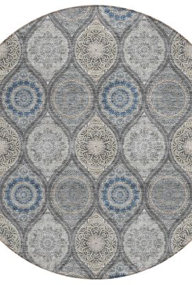 Addison Rugs Chantille Gray 8'0" x 8'0" Round