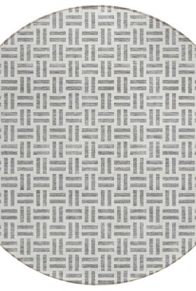 Addison Rugs Chantille Gray 8'0" x 8'0" Round