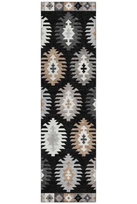 Addison Rugs Chantille Black 2'3" x 7'6" Runner