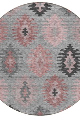 Addison Rugs Chantille Gray 8'0" x 8'0" Round