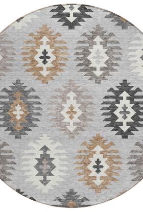 Addison Rugs Chantille Silver 8'0" x 8'0" Round