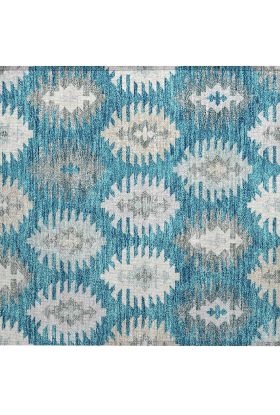 Addison Rugs Chantille Teal 1'8" x 2'6"