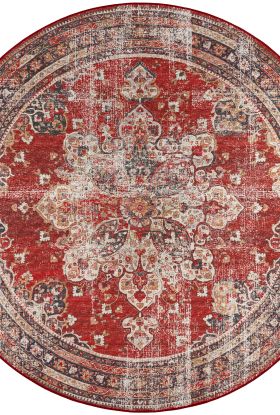 Dalyn Rugs Jericho JC6 Garnet 10'0" x 10'0" Round
