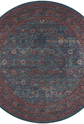 Dalyn Rugs Jericho JC7 Navy 10'0" x 10'0" Round
