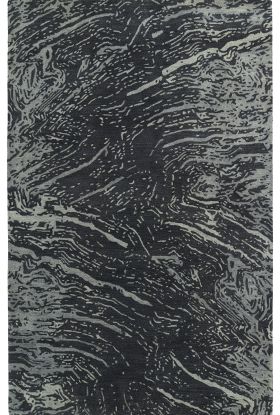 Kaleen Brushstrokes Collection Charcoal
