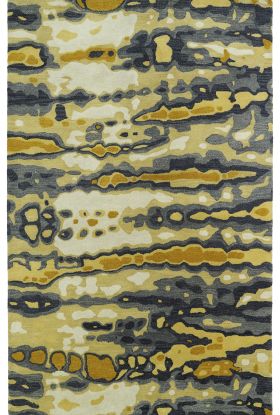 Kaleen Brushstrokes Collection Gold