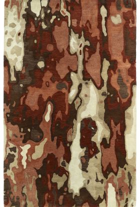 Kaleen Brushstrokes Collection Rust