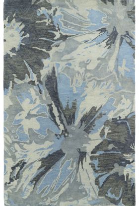 Kaleen Brushstrokes Collection Grey