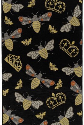 Kaleen Critter Comforts Collection Black