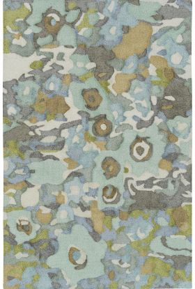 Kaleen Flora Fantasies Collection Seafoam