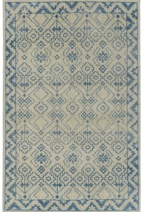 Kaleen Knotted Earth Collection Blue