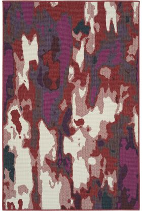 Kaleen Pianta Collection Red