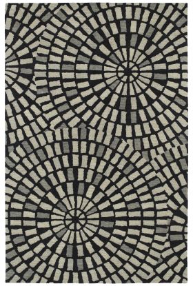 Kaleen Rosaic Collection Black