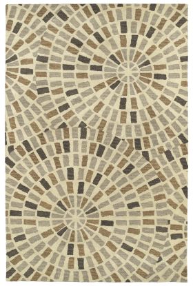 Kaleen Rosaic Collection Brown