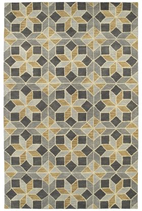 Kaleen Rosaic Collection Grey