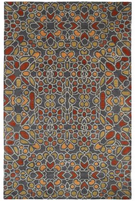 Kaleen Rosaic Collection Charcoal