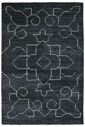 Kaleen Solitaire Collection Charcoal