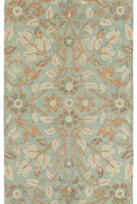 Kaleen Weathered Collection Turquoise
