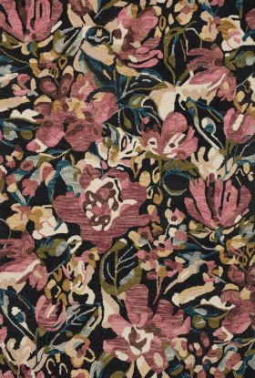 Loloi Belladonna BLM-01 Black / Berry