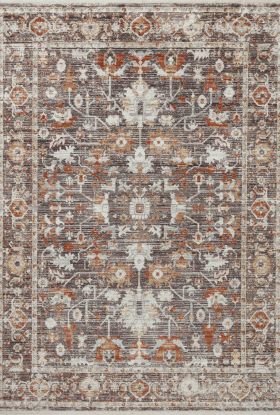 Loloi Bonney BNY-07 Charcoal / Spice