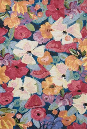 Loloi Botanical BOT-02 Navy / Multi