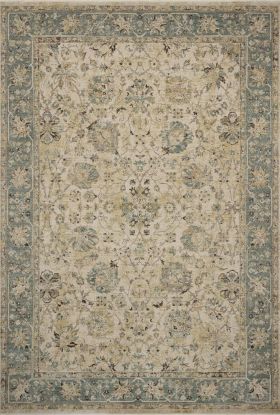 Loloi BRIAR BRR-05 Ant. Ivory / Blue